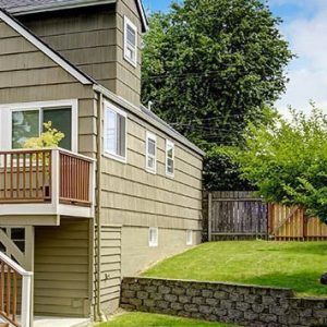 Multi Level Stair System With Wooden Picket Railings | Mountain View Sun Decks