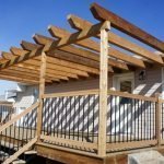 Wooden Sun Deck With Aluminum Wood Combination | Mountain View Sun Decks